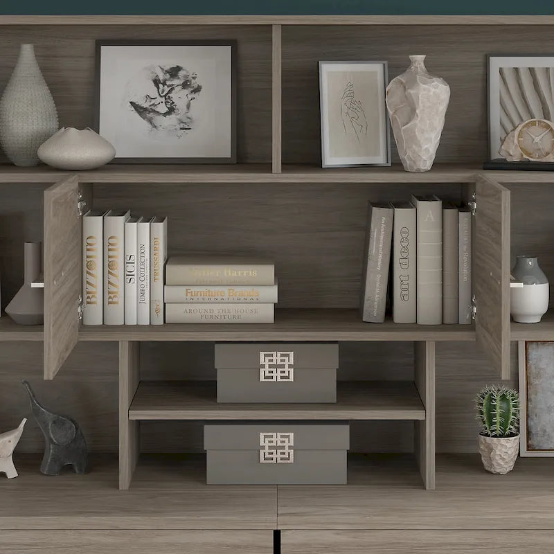 Rehausse de bureau en bois