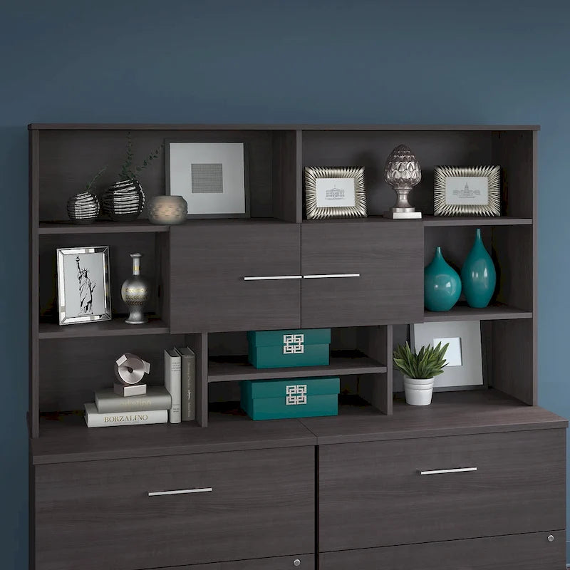 Rehausse de bureau en bois