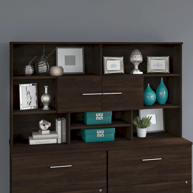 Rehausse de bureau en bois
