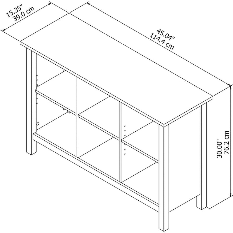 Meuble de rangement 6 cubes