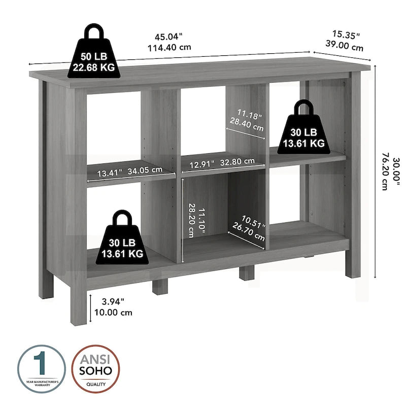 Meuble de rangement 6 cubes