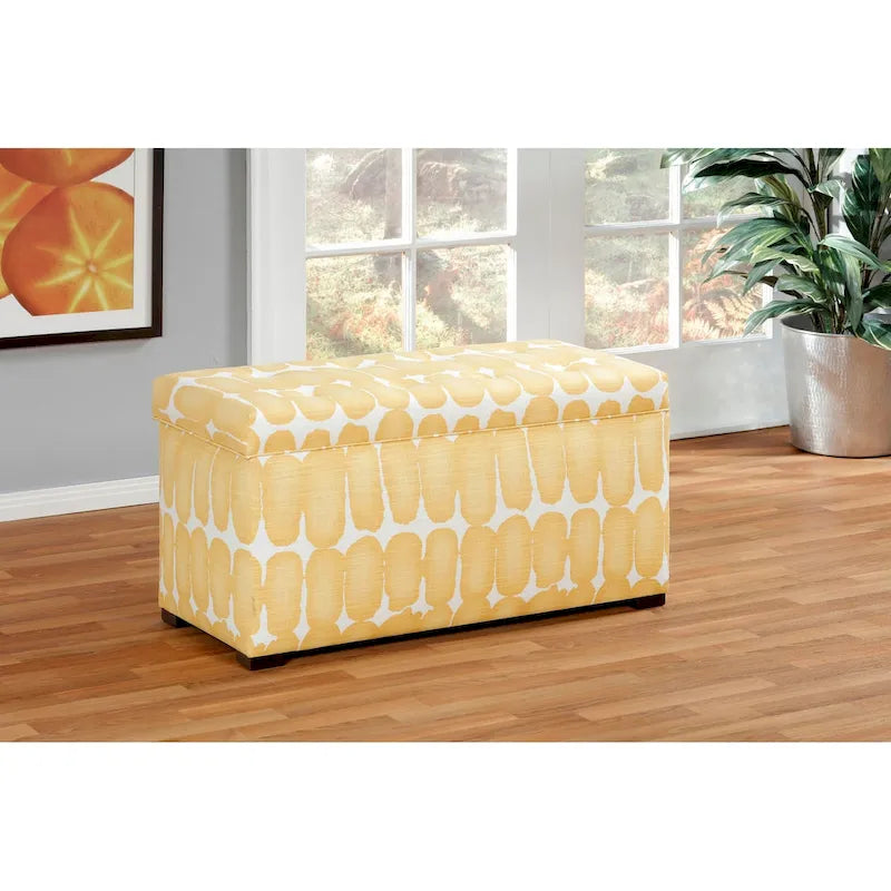 Banc Ottoman de Rangement Rembourré