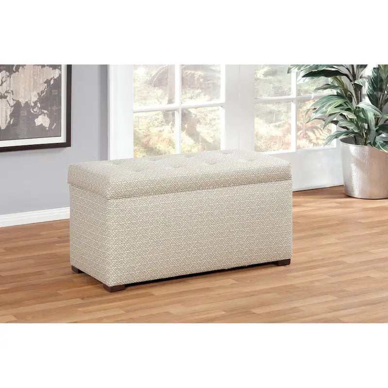 Banc Ottoman de Rangement Rembourré