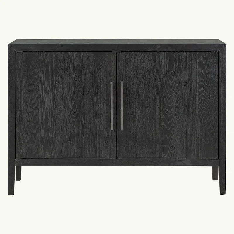 Meuble bas en bois à 2 portes