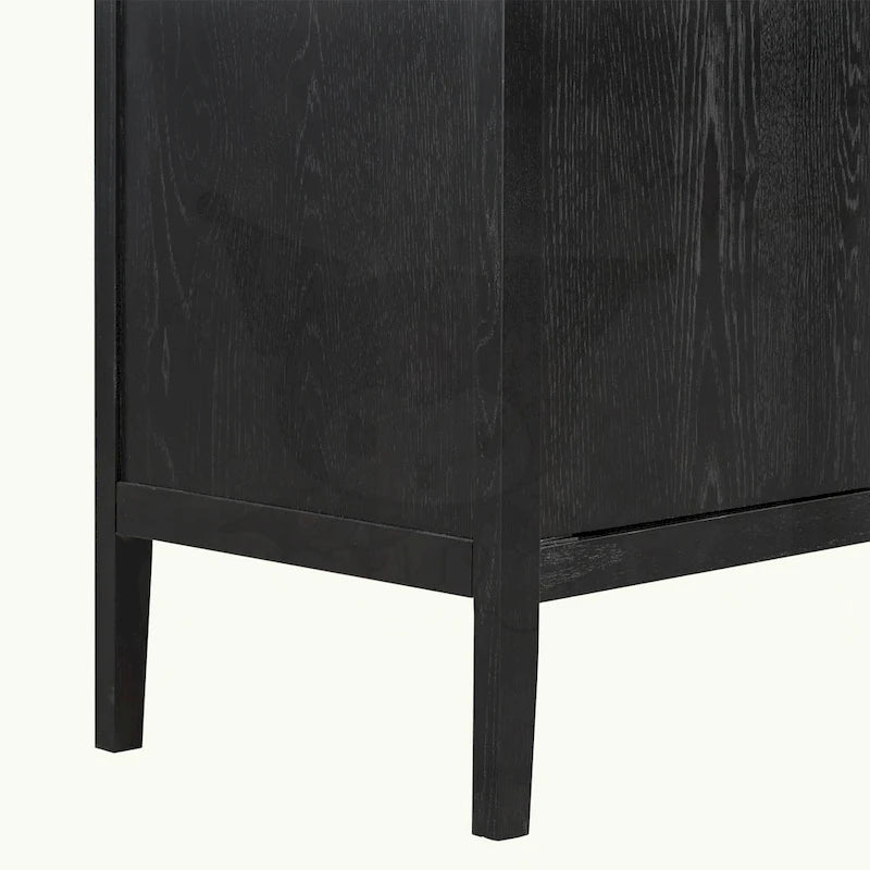Meuble bas en bois à 2 portes