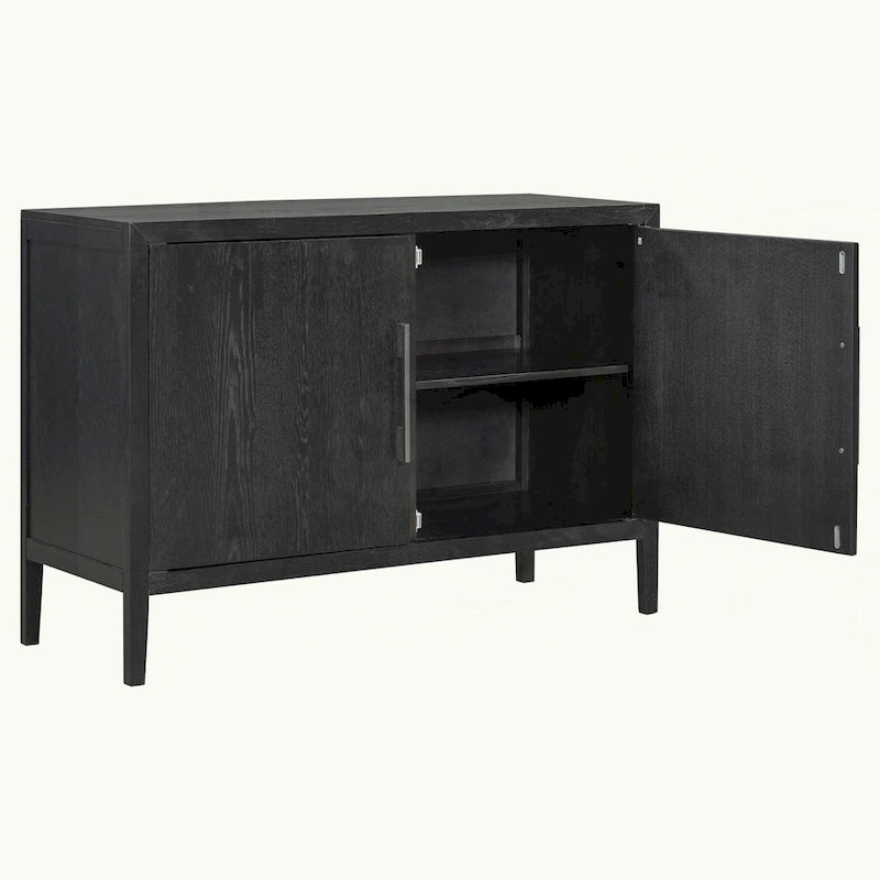 Meuble bas en bois à 2 portes