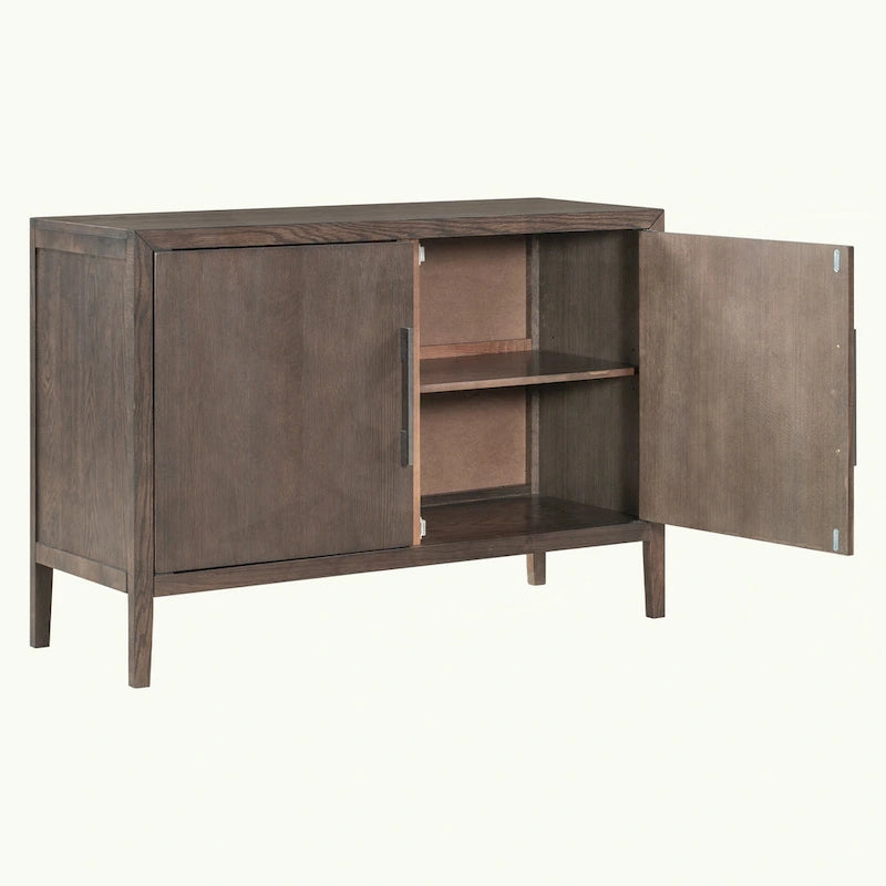 Meuble bas en bois à 2 portes