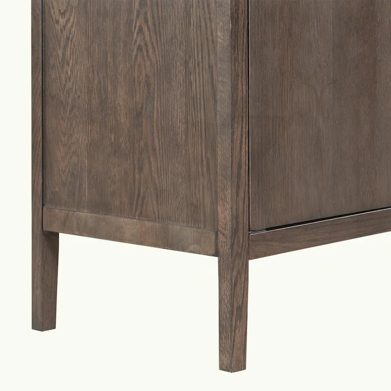 Meuble bas en bois à 2 portes