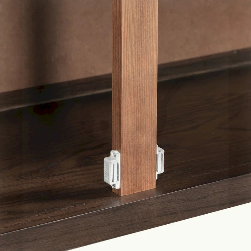 Meuble bas en bois à 2 portes