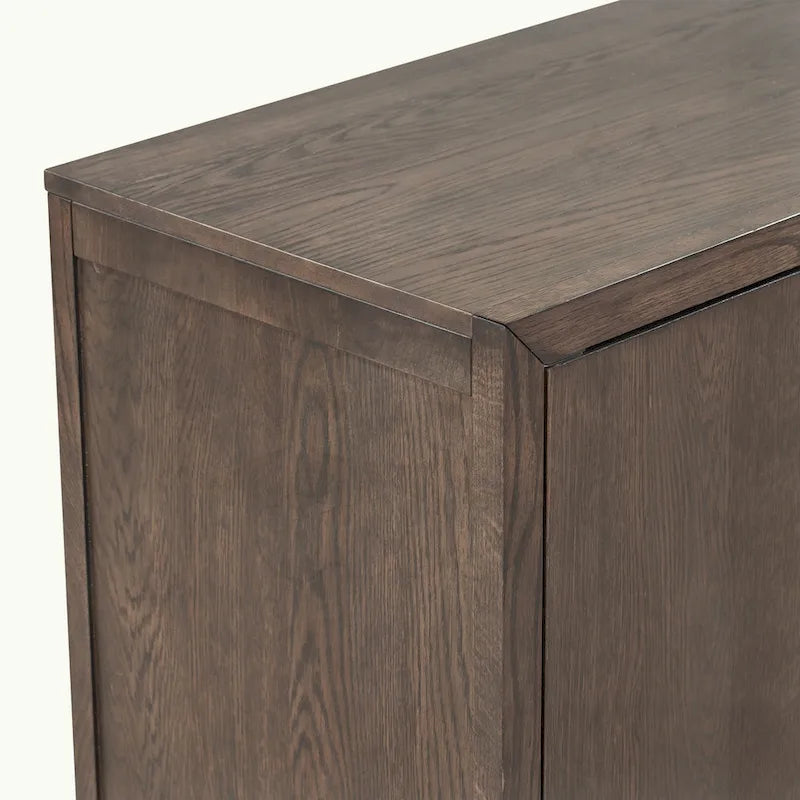 Meuble bas en bois à 2 portes