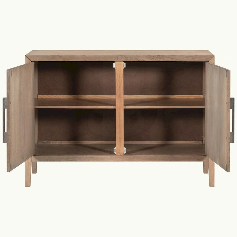 Meuble bas en bois à 2 portes