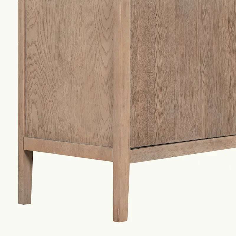 Meuble bas en bois à 2 portes
