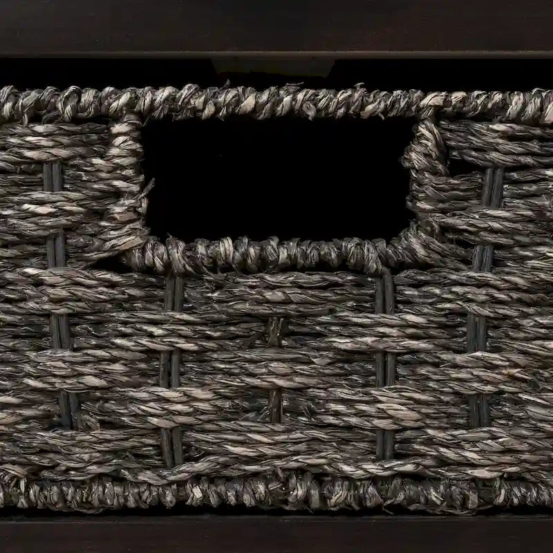 Banc de rangement avec coussin pour entrée ou couloir