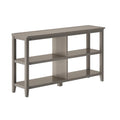Étagère basse large 554W à 2 tablettes, gris délavé
