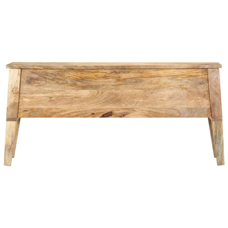 Boîte de rangement 39x13.8x18.9 Bois de manguier massif