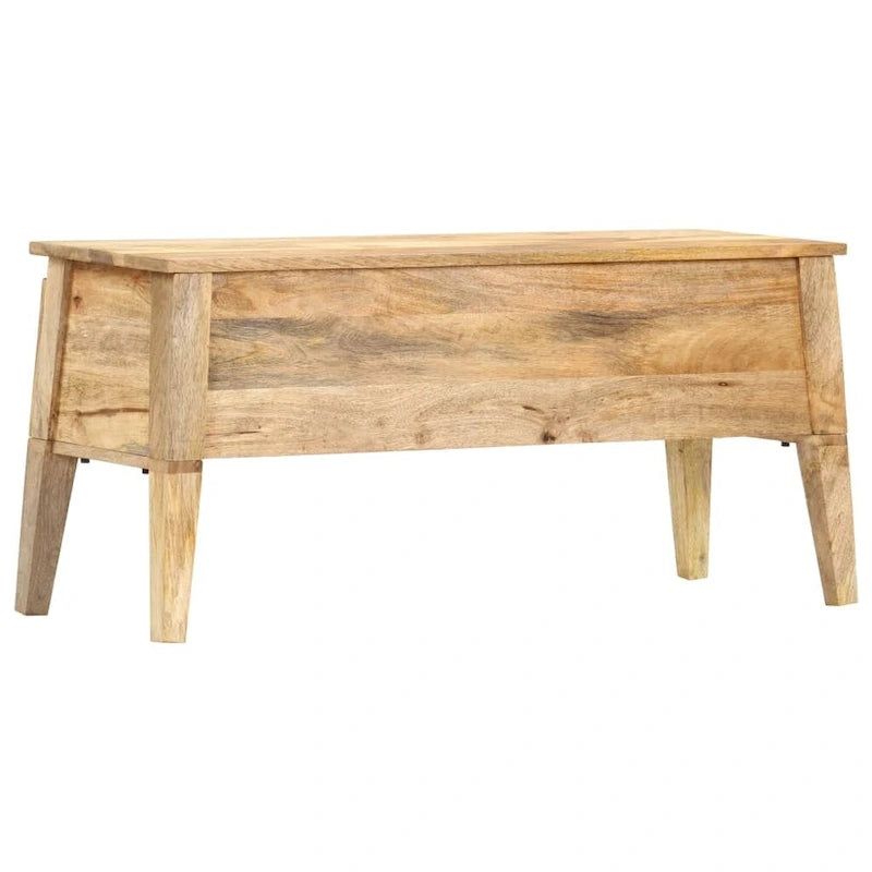 Boîte de rangement 39x13.8x18.9 Bois de manguier massif