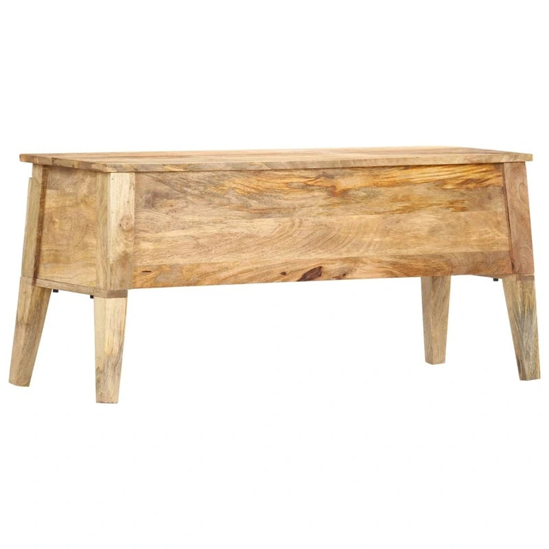 Boîte de rangement 39x13.8x18.9 Bois de manguier massif