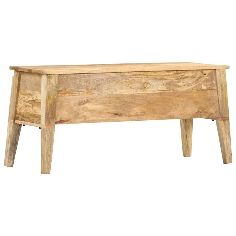 Boîte de rangement 39x13.8x18.9 Bois de manguier massif