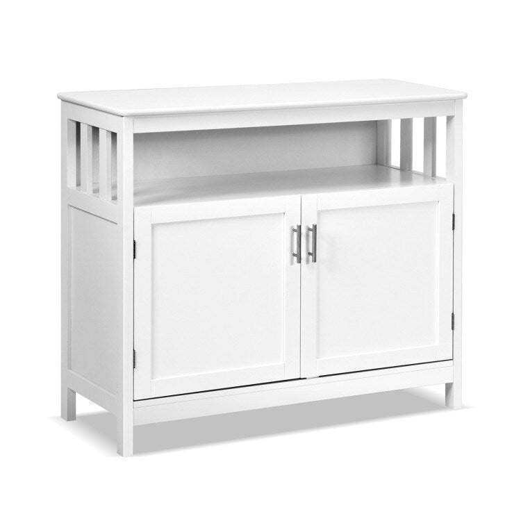 Buffet de cuisine avec 2 portes et étagère - 101,6 x 40,6 x 86,4 cm (L x l x H)