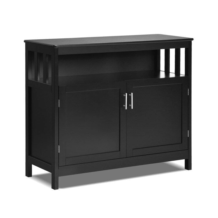 Buffet de cuisine avec 2 portes et étagère - 101,6 x 40,6 x 86,4 cm (L x l x H)