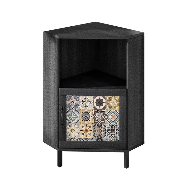 Meuble d'appoint avec rangement, Armoire moderne sur pied, Buffet avec piètement métallique - coin