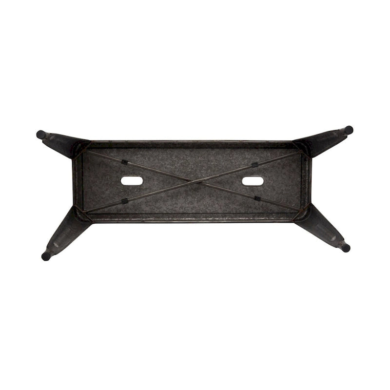 Banc d'entrée en métal