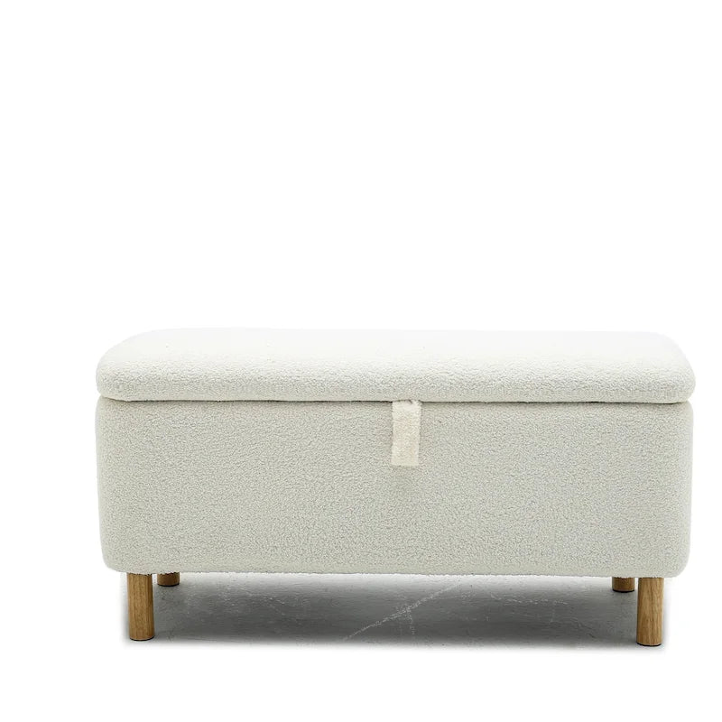 Banc de rangement rembourré