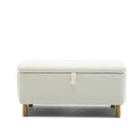 Banc de rangement rembourré