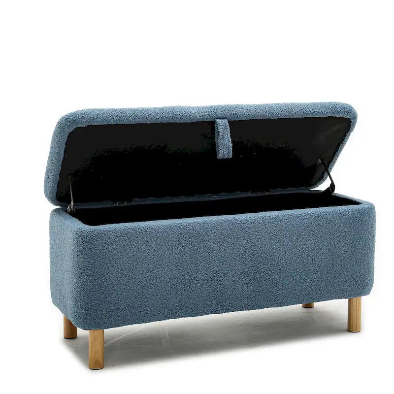 Banc de rangement rembourré
