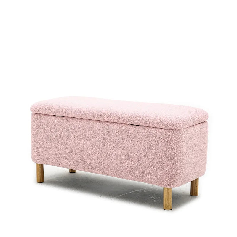 Banc de rangement rembourré