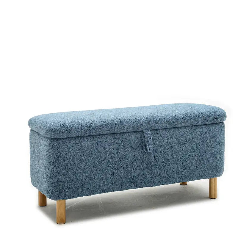 Banc de rangement rembourré