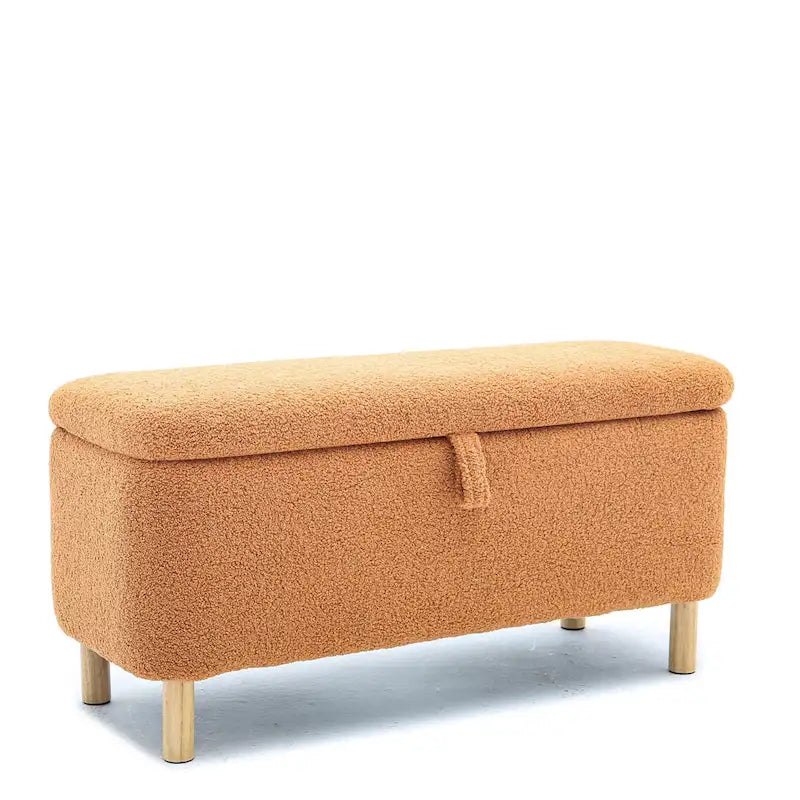 Banc de rangement rembourré