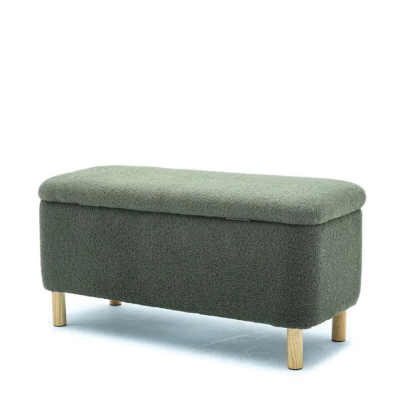 Banc de rangement rembourré