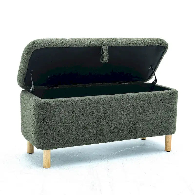 Banc de rangement rembourré