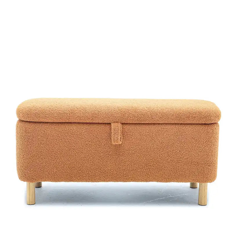 Banc de rangement rembourré