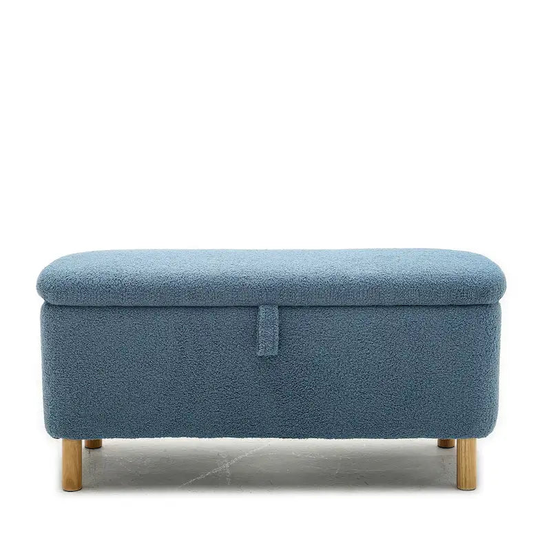 Banc de rangement rembourré
