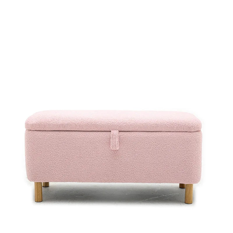 Banc de rangement rembourré