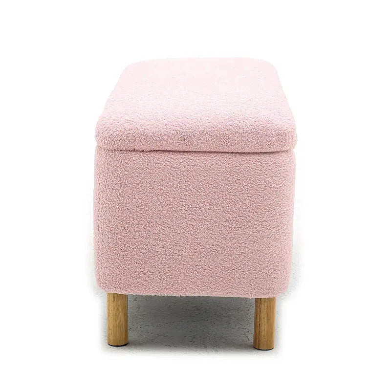 Banc de rangement rembourré