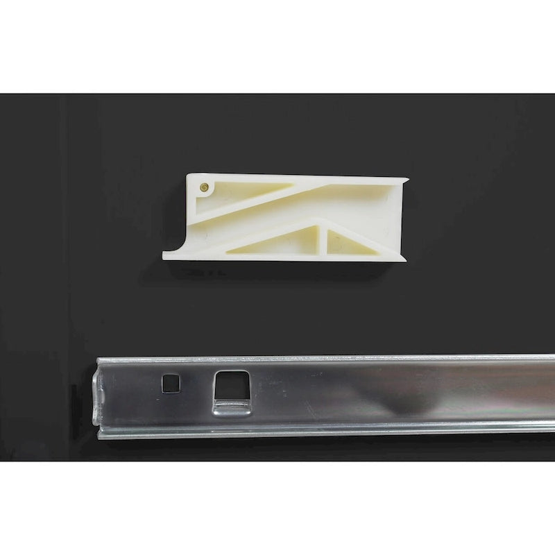 Classeur vertical en métal à 2 tiroirs de 38 cm de largeur avec serrure, pour bureau ou maison, pour documents A4 et format légal/lettre