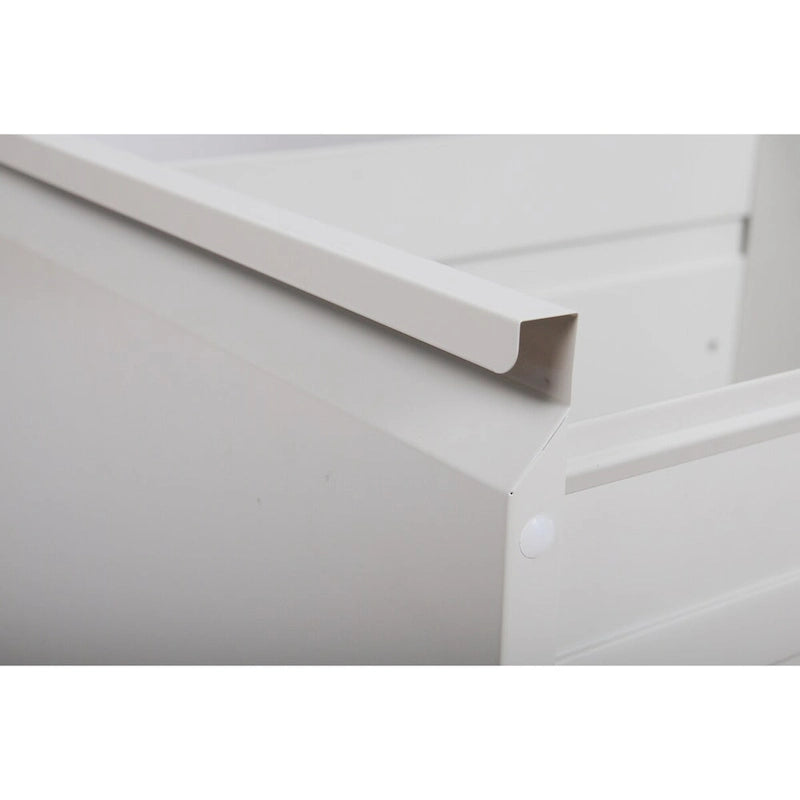 Classeur vertical en métal à 2 tiroirs de 38 cm de largeur avec serrure, pour bureau ou maison, pour documents A4 et format légal/lettre