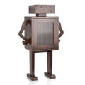 Meuble de rangement en bois 42 robots Casier à vin