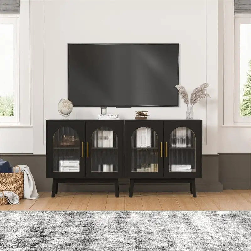 Buffet de salle à manger, meuble de rangement de cuisine d'appoint - 39,9 P x 80 l x 80 H cm
