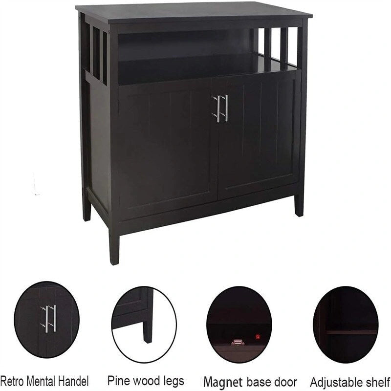 Bahut de cuisine avec rangements - 15,75P x 39,96L x 34,25H