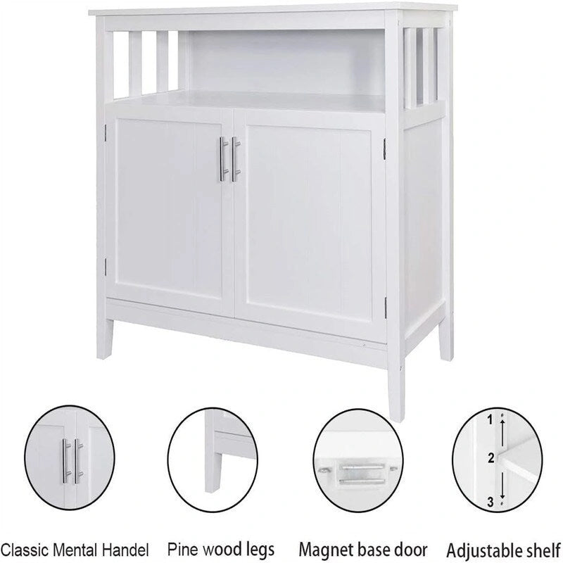 Bahut de cuisine avec rangements - 15,75P x 39,96L x 34,25H