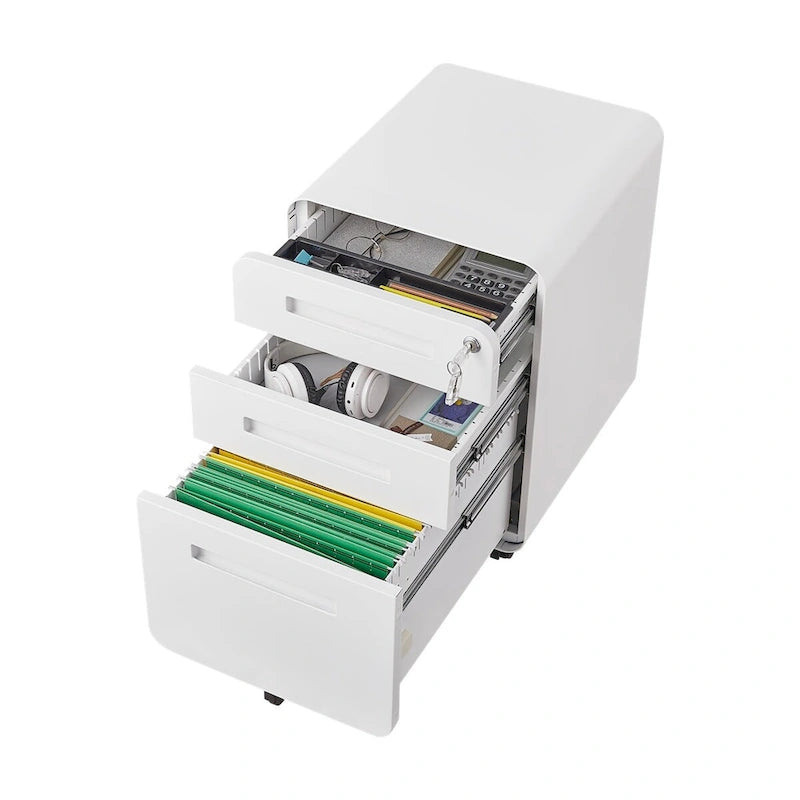 Meuble de classement mobile sous le bureau, armoire de rangement polyvalente