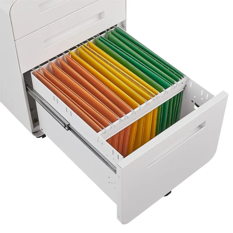 Meuble de classement mobile sous le bureau, armoire de rangement polyvalente
