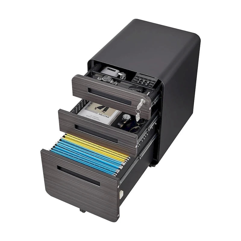 Meuble de classement mobile sous le bureau, armoire de rangement polyvalente
