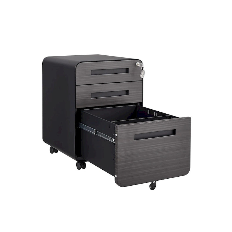 Meuble de classement mobile sous le bureau, armoire de rangement polyvalente
