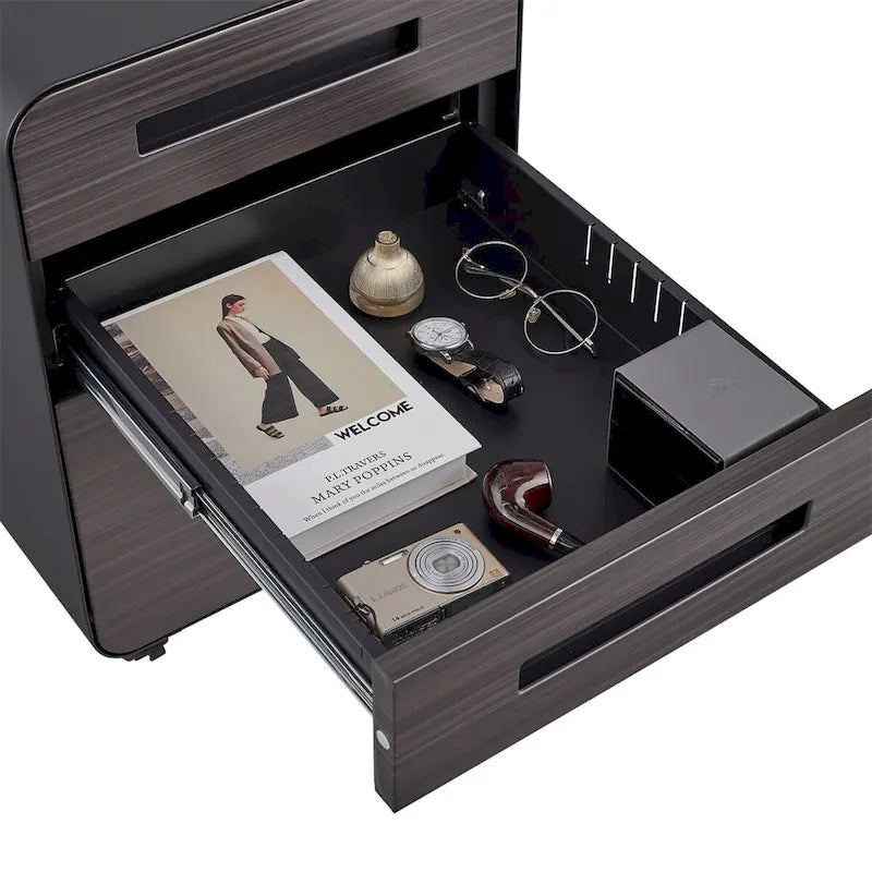 Meuble de classement mobile sous le bureau, armoire de rangement polyvalente