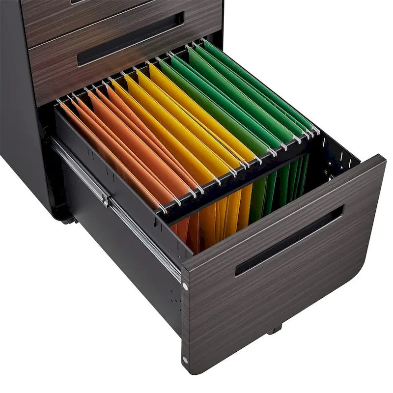 Meuble de classement mobile sous le bureau, armoire de rangement polyvalente
